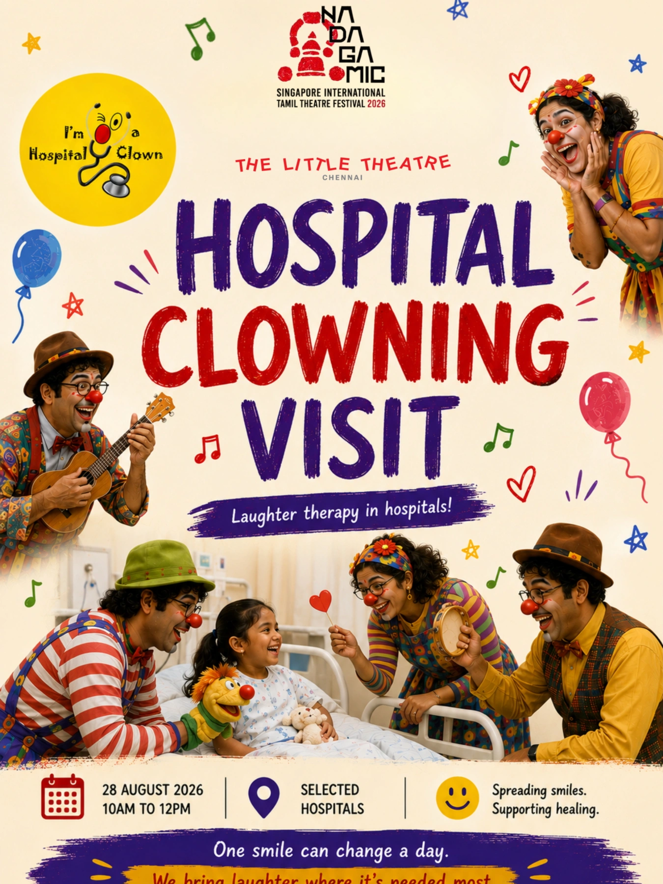 Hospital Clowning Visit