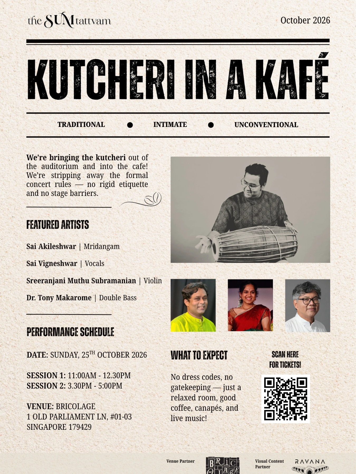Kutcheri in a Kafé